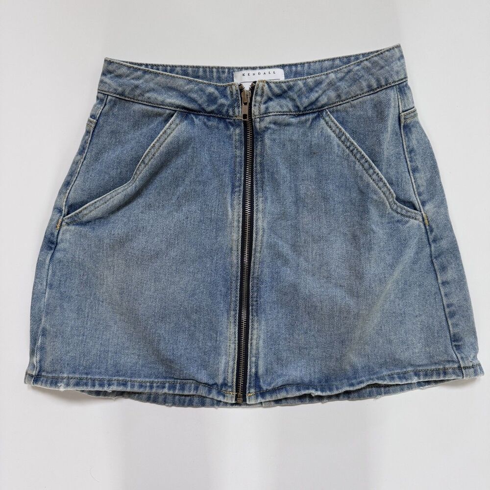 kendall + kylie women size 26 waist denim skirt jean
